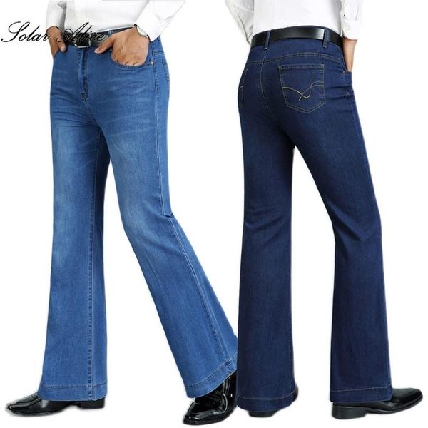2020 men's four seasons new micro flared jeans mid-waist stretch small flared fashion trend casual pants, Blue
2020 men's four seasons new micro flared jeans mid-waist stretch small flared fashion trend casual pants, Blue