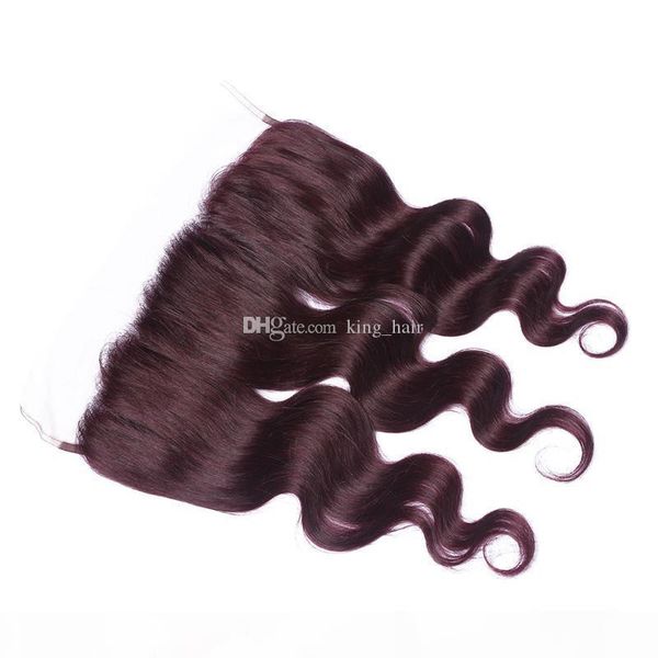 selling #99j wine red lace frontal closure 13*4 part body wave burgundy human hair ear to ear full lace frontals, Black;brown
selling #99j wine red lace frontal closure 13*4 part body wave burgundy human hair ear to ear full lace frontals, Black;brown