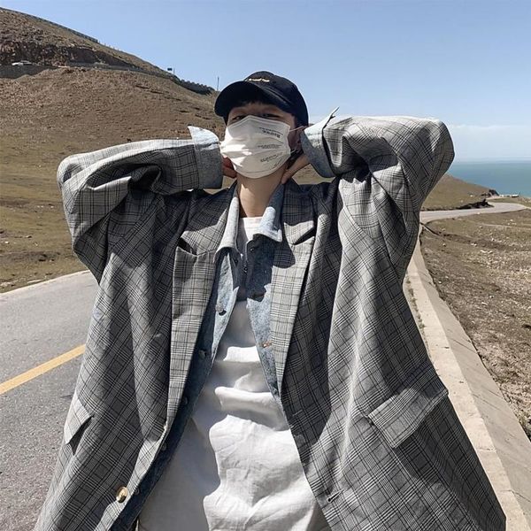 men's autumn jacket 2021 new korean style trend hong wild handsome casual suit lattice gray large size windbreaker ing, Black;brown
men's autumn jacket 2021 new korean style trend hong wild handsome casual suit lattice gray large size windbreaker ing, Black;brown