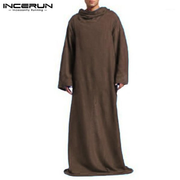 incerun men sleep robes man cozy zipper nightgown homewear long sleeve turtleneck sleepwear loose solid color soft bathrobes 5xl1, Black;brown
incerun men sleep robes man cozy zipper nightgown homewear long sleeve turtleneck sleepwear loose solid color soft bathrobes 5xl1, Black;brown