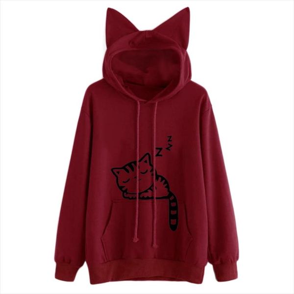 новая мода cat ear с капюшоном толстовки топы женщин cat printed длинным рукавом толстовки пуловеры drop доставка, Black
новая мода cat ear с капюшоном толстовки топы женщин cat printed длинным рукавом толстовки пуловеры drop доставка, Black