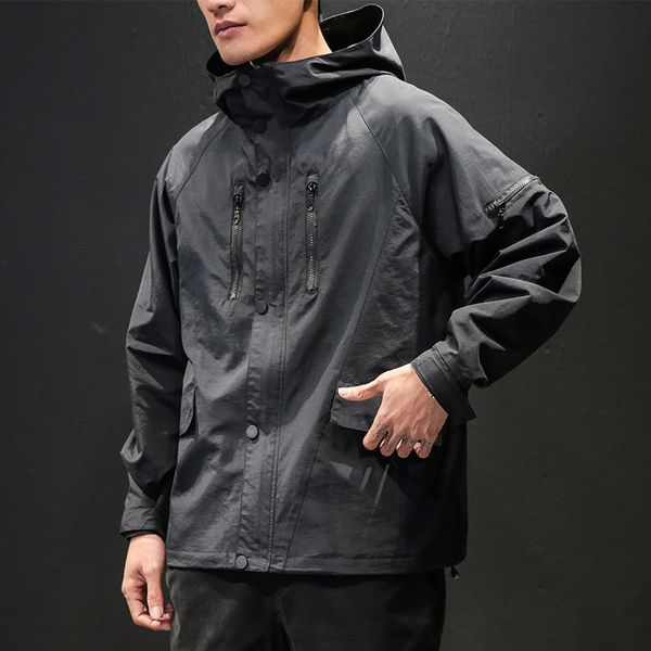 new men's spring models wild student autumn jacket big size work done with tools 0h08, Black;brown
new men's spring models wild student autumn jacket big size work done with tools 0h08, Black;brown