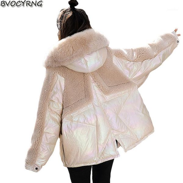 high-end thick down cotton coat women short hooded parka 2020 winter new korean loose lamb fur coat female fashion outerwear1, Black
high-end thick down cotton coat women short hooded parka 2020 winter new korean loose lamb fur coat female fashion outerwear1, Black