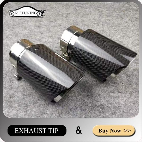 1 piece car back system exhaust muffler tips glossy carbon fiber muffler nozzle tail for universal all cars1
1 piece car back system exhaust muffler tips glossy carbon fiber muffler nozzle tail for universal all cars1