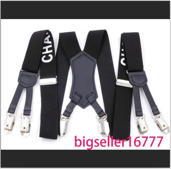 new factory direct men's and women suspenders six clip 3.0 printing strap 3.0 * 115cm six clip character webbing six clip wide strap c, Black;white
new factory direct men's and women suspenders six clip 3.0 printing strap 3.0 * 115cm six clip character webbing six clip wide strap c, Black;white