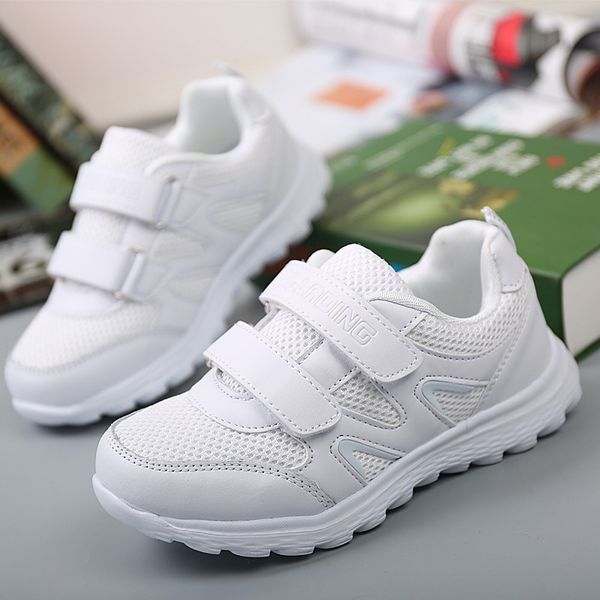 boys school girls children's white sports breathable running shoes kids non-slip soft casual sneakers 25-36, Black;red 
boys school girls children's white sports breathable running shoes kids non-slip soft casual sneakers 25-36, Black;red