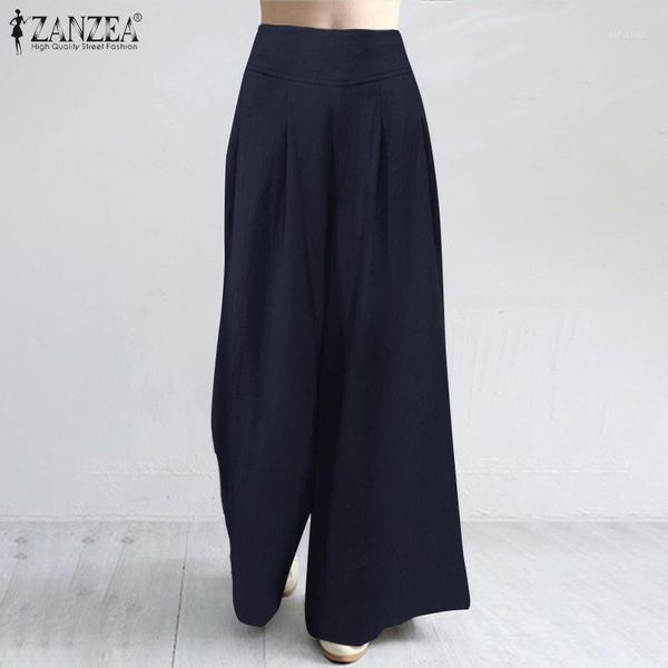 2020 fashion wide leg pants zanzea women high waist cotton linen trousers summer loose solid long pantalon casual streetwear 5xl1, Black;white
2020 fashion wide leg pants zanzea women high waist cotton linen trousers summer loose solid long pantalon casual streetwear 5xl1, Black;white