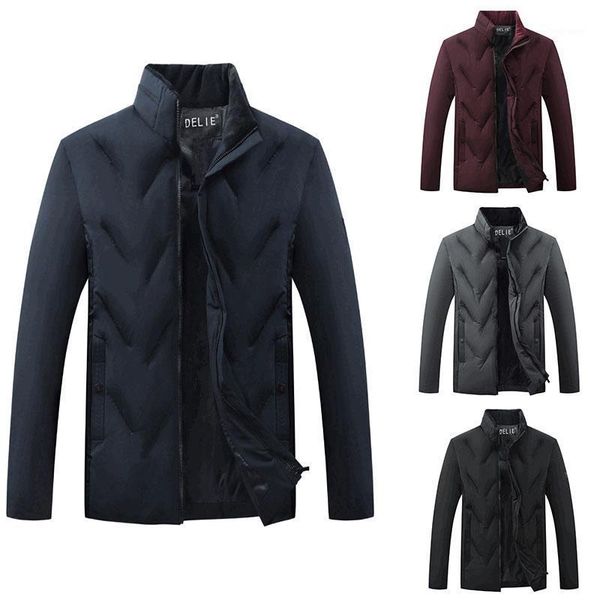mens thicken padded jackets for autumn winter polyester stand collar warm men's jacket korean stylish slim oversized black coats1
mens thicken padded jackets for autumn winter polyester stand collar warm men's jacket korean stylish slim oversized black coats1