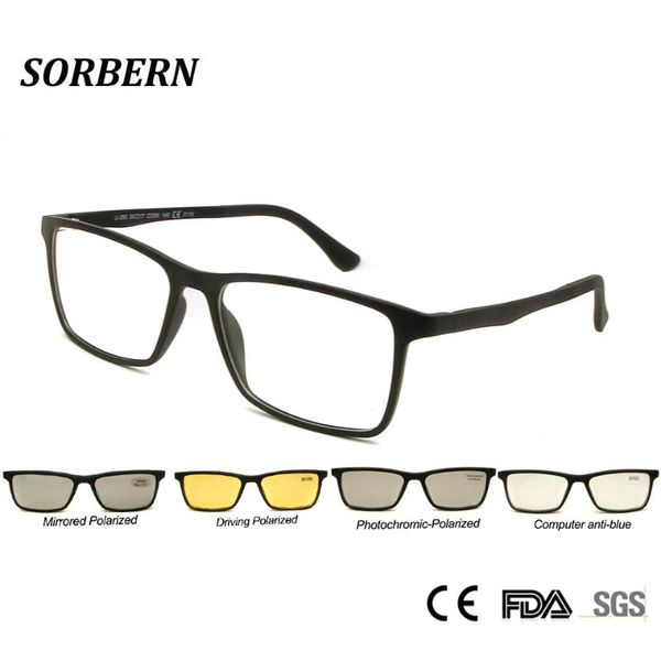 sunglasses sorbern 4 in 1 polarized optical magnetic clip on glasses ultem frame computer anti blue lens eyewear, White;black
sunglasses sorbern 4 in 1 polarized optical magnetic clip on glasses ultem frame computer anti blue lens eyewear, White;black