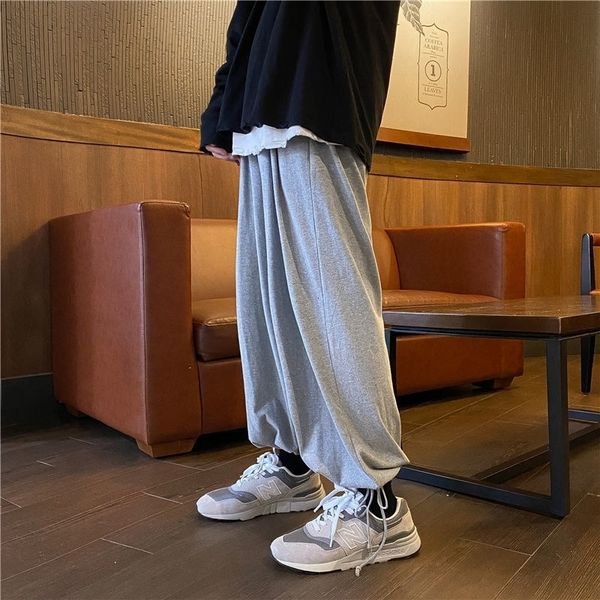 2021 new japanese style men's oversize casual korean streetwear pants ankle-length solid color woman fashion clothing lm7u, Black
2021 new japanese style men's oversize casual korean streetwear pants ankle-length solid color woman fashion clothing lm7u, Black