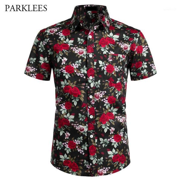 men's casual shirts red rose hawaiian shirt men 2021 summer brand mens beach hawaii loose aloha for chemise homme camisas1, White;black
men's casual shirts red rose hawaiian shirt men 2021 summer brand mens beach hawaii loose aloha for chemise homme camisas1, White;black