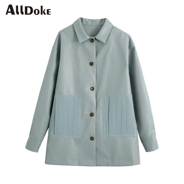 alldoke winter faux leather coats women turn down collar double pockets jackets oversized office ladies green coats chaqueta, Black;brown
alldoke winter faux leather coats women turn down collar double pockets jackets oversized office ladies green coats chaqueta, Black;brown