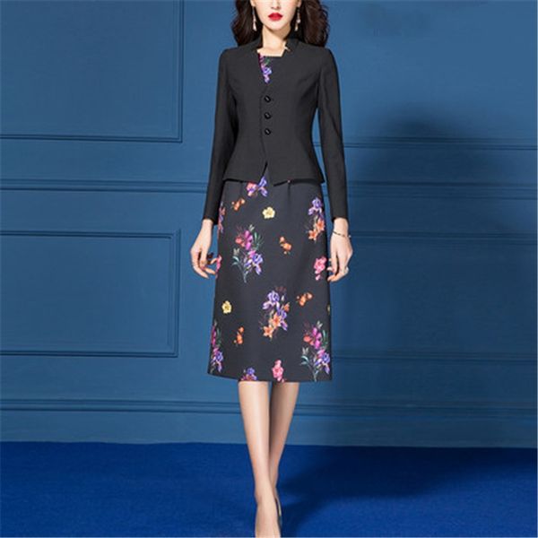 women's 2019 new autumn decoration body temperament dressperfume dress printing fashion celebrity small fragrance suit dress two sets 9, Gray
women's 2019 new autumn decoration body temperament dressperfume dress printing fashion celebrity small fragrance suit dress two sets 9, Gray