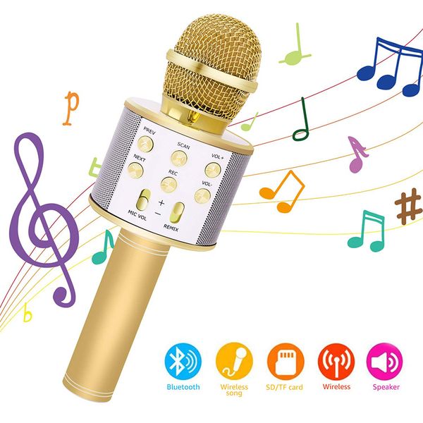new bluetooth microphone portable handheld wireless ktv karaoke player loudspeaker ws858 with mic speaker for iphone 7 plus samsung s7
new bluetooth microphone portable handheld wireless ktv karaoke player loudspeaker ws858 with mic speaker for iphone 7 plus samsung s7
