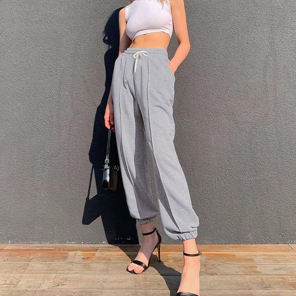 yyxz spring autumn fashion sml solid color elastic waist drawstring 3 colors young woman casual ankle banded pants lady trousers, Black;white
yyxz spring autumn fashion sml solid color elastic waist drawstring 3 colors young woman casual ankle banded pants lady trousers, Black;white