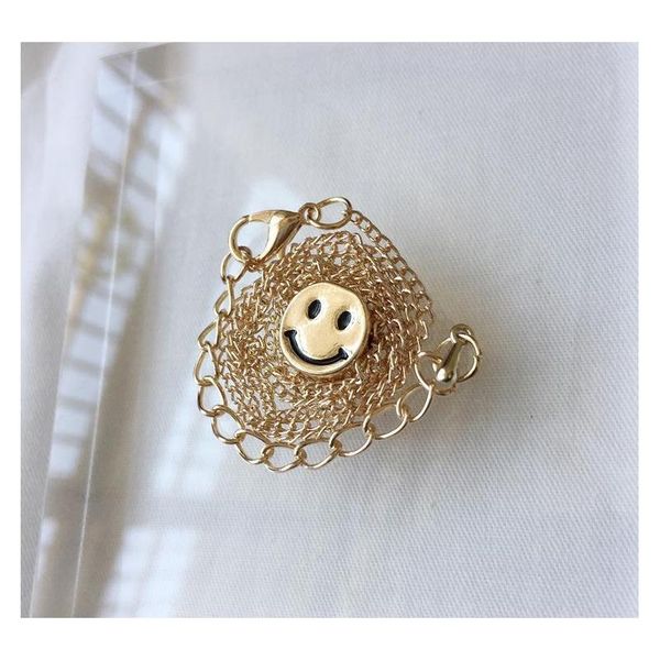 fashion simple smiley face short clavicle chain temperament couple necklace decoration accessories necklace pendan sqczeo queen66, Silver
fashion simple smiley face short clavicle chain temperament couple necklace decoration accessories necklace pendan sqczeo queen66, Silver