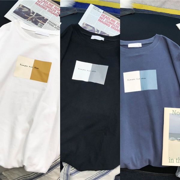 wvx9q short sleeve women's 2019 new hong yuansuo summer wear loose and versatile student personalized style bf kong ins half t-shirt sl, White
wvx9q short sleeve women's 2019 new hong yuansuo summer wear loose and versatile student personalized style bf kong ins half t-shirt sl, White