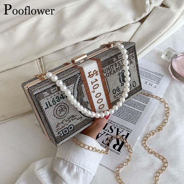 evening bags pooflower luxury diamonds stack of cash dollar women pearl beaded party handbag lady mini chains shoulder bag zh2271
evening bags pooflower luxury diamonds stack of cash dollar women pearl beaded party handbag lady mini chains shoulder bag zh2271