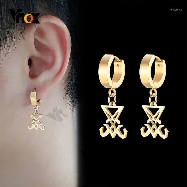 vnox rock punk satan and lucifer earrings for men women anti allergy stainless steel ear gifts jewelry1, Silver
vnox rock punk satan and lucifer earrings for men women anti allergy stainless steel ear gifts jewelry1, Silver