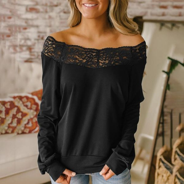 fashion off shoulder lace blouse 2020 casual spring winter ladies tunic female women long sleeve shirt blusas pullover, White
fashion off shoulder lace blouse 2020 casual spring winter ladies tunic female women long sleeve shirt blusas pullover, White