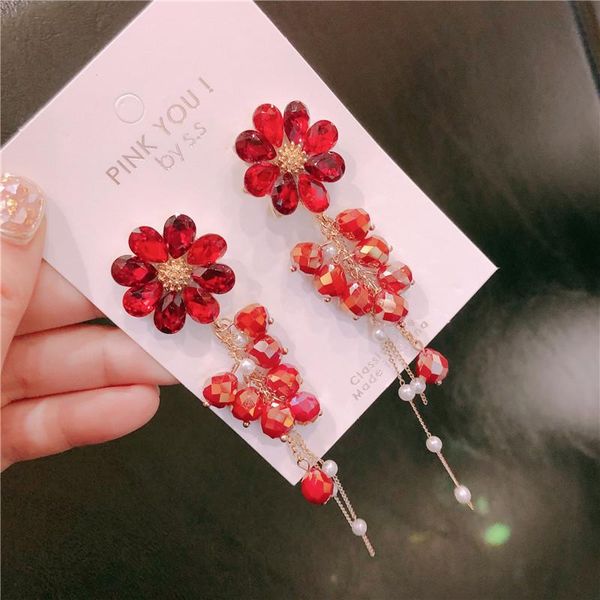 dangle & chandelier 2021 fashion flower petals long drop earrings for women personality elegant party jewelry korean, Silver
dangle & chandelier 2021 fashion flower petals long drop earrings for women personality elegant party jewelry korean, Silver