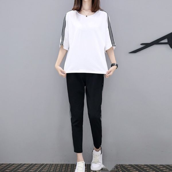 osfqs sportswear suit for women style summer t-shirt two-piece pants fashion korean 2020 casual short-sleeved t-shirt harem new student spor, Gray
osfqs sportswear suit for women style summer t-shirt two-piece pants fashion korean 2020 casual short-sleeved t-shirt harem new student spor, Gray
