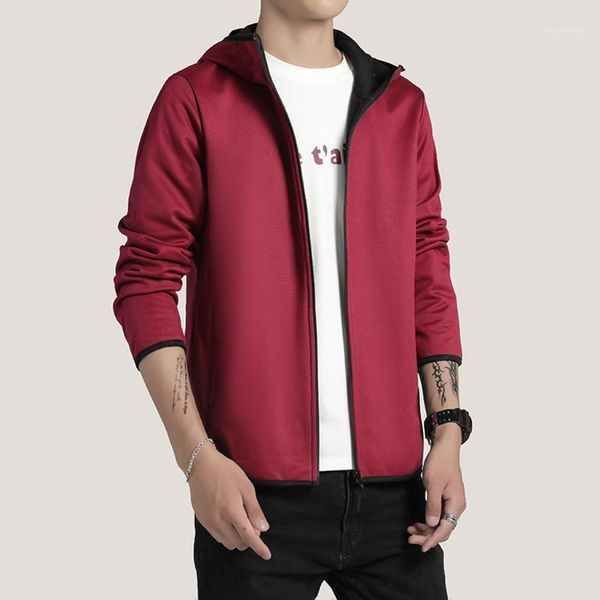men's jackets outdoor fitness running mountaineering travel jacket fashion men casual trend long sleeve hooded solid color1, Black;brown
men's jackets outdoor fitness running mountaineering travel jacket fashion men casual trend long sleeve hooded solid color1, Black;brown