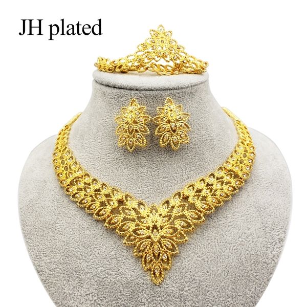 exquisite luxury dubai jewelry sets gold color necklace earrings india nigeria african big accessories gifts for women set 201222, Slivery;crystal
exquisite luxury dubai jewelry sets gold color necklace earrings india nigeria african big accessories gifts for women set 201222, Slivery;crystal