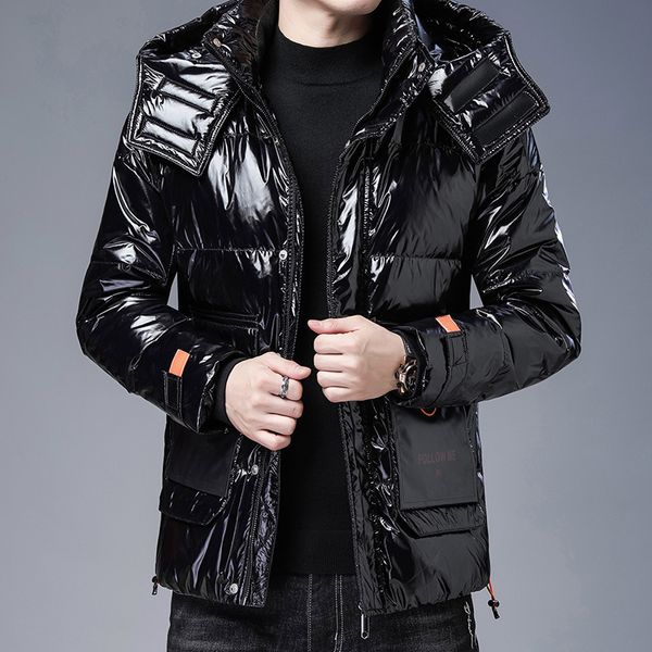 2020 winter new shiny down jacket men's hooded heating jacket trendy brand fashion men's youth casual short quality assurance, Black
2020 winter new shiny down jacket men's hooded heating jacket trendy brand fashion men's youth casual short quality assurance, Black