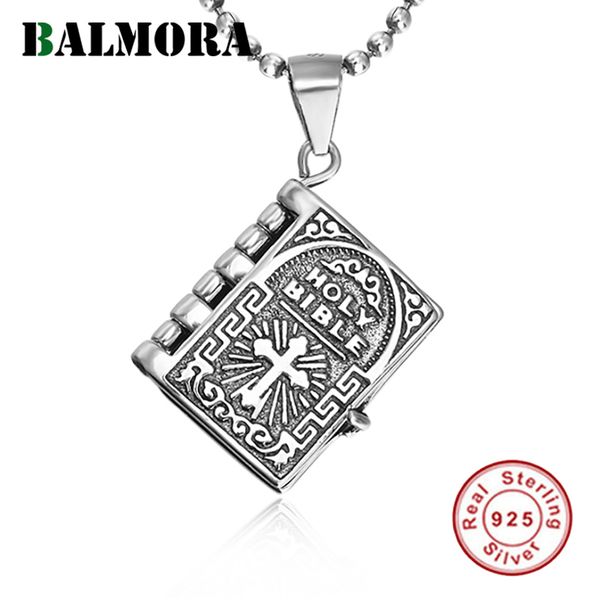 balmora 925 sterling silver scripture bible pendant for women men couple gift cross religious punk fashion jewelry without chain lj201016
balmora 925 sterling silver scripture bible pendant for women men couple gift cross religious punk fashion jewelry without chain lj201016
