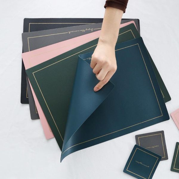 pu leather tableware pad placemat table mat heat insulation non-slip simple placemats disc placemat for dining table
pu leather tableware pad placemat table mat heat insulation non-slip simple placemats disc placemat for dining table
