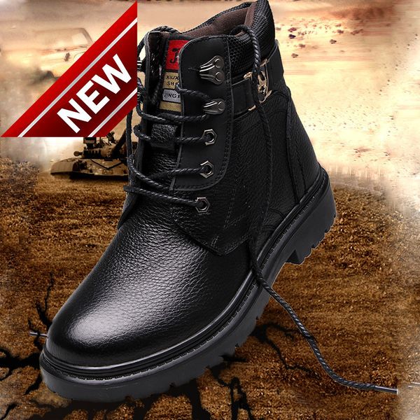 special martin boots british casual leather thickened military men's high cotton shoes large, Black
special martin boots british casual leather thickened military men's high cotton shoes large, Black