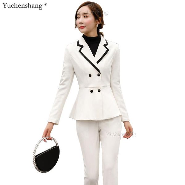 women's two piece pants pink blue white black women work business formal pant suit 2 set solid double breasted blazer jacket and trouse
women's two piece pants pink blue white black women work business formal pant suit 2 set solid double breasted blazer jacket and trouse