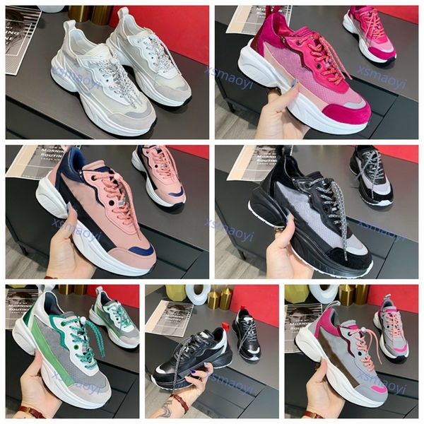 2021 girl goes sneakers progettista shoes women white suede leather trainers mesh technical fabric lace-up rubber sole runner shoes, Black
2021 girl goes sneakers progettista shoes women white suede leather trainers mesh technical fabric lace-up rubber sole runner shoes, Black