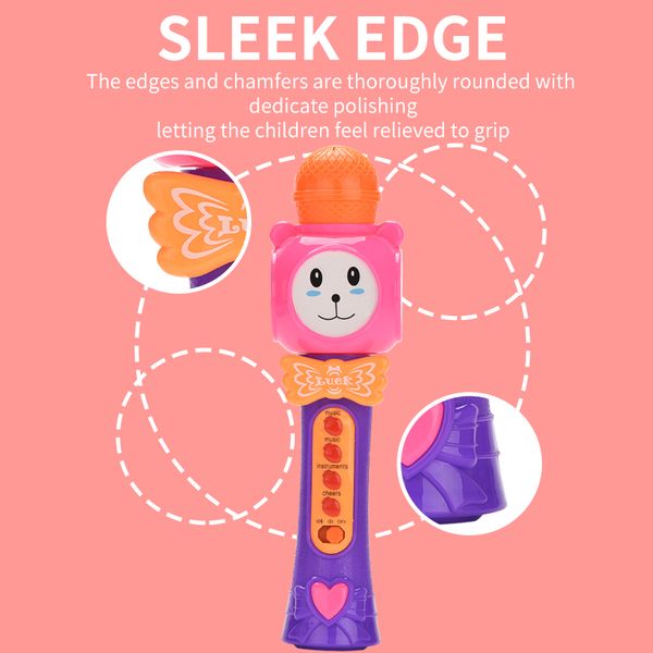 kids cute model music microphone toy with sound amplification playing music educational microphones toy kid gift
kids cute model music microphone toy with sound amplification playing music educational microphones toy kid gift