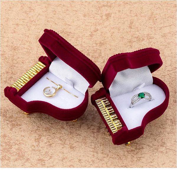 1 piece unique piano velvet jewelry box wedding ring box gift box holder jewellry wrap for earrings necklace bracelet jllsbm, Black;white
1 piece unique piano velvet jewelry box wedding ring box gift box holder jewellry wrap for earrings necklace bracelet jllsbm, Black;white