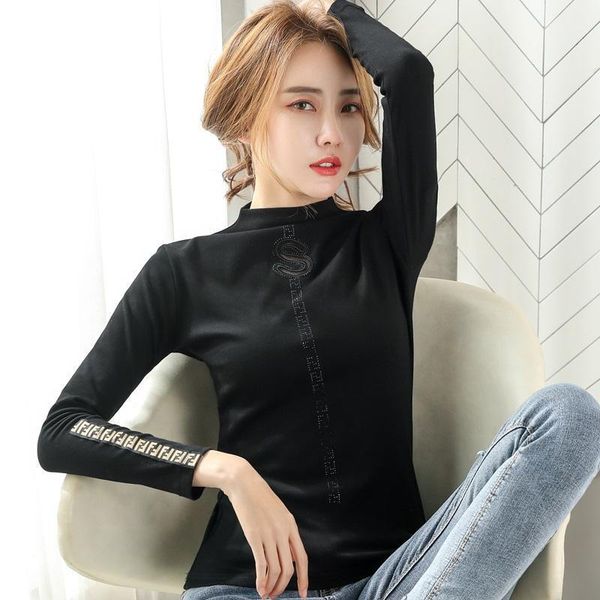 new 95% cotton fashion turtleneck womens t-shirt basic tshirts autumn thin slim street casual tee shirts mujer1, White
new 95% cotton fashion turtleneck womens t-shirt basic tshirts autumn thin slim street casual tee shirts mujer1, White