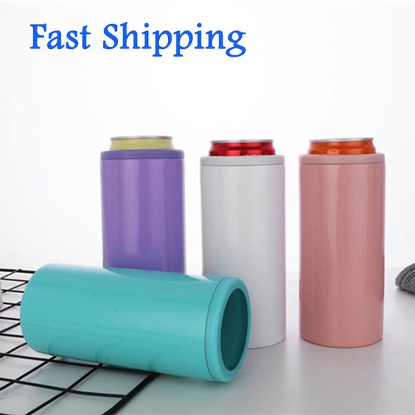 12oz tumbler cola can cooler beer holder stainless steel cold keeper coke cans vacuum insulated for slim skinny bottle double 
12oz tumbler cola can cooler beer holder stainless steel cold keeper coke cans vacuum insulated for slim skinny bottle double