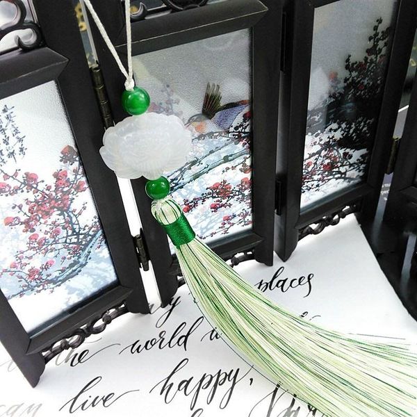 2pcs white jade decor tassels fring pendant diy jewelry garments crafts accessories key car bag hanging ring silk tassels trim h jllnyb
2pcs white jade decor tassels fring pendant diy jewelry garments crafts accessories key car bag hanging ring silk tassels trim h jllnyb