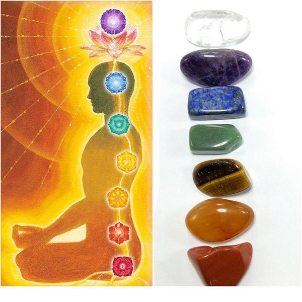 7pcs/set reiki natural stone tumbled stone irregular polishing rock quartz yoga energy bead for chakra healing de qylujs, Black
7pcs/set reiki natural stone tumbled stone irregular polishing rock quartz yoga energy bead for chakra healing de qylujs, Black