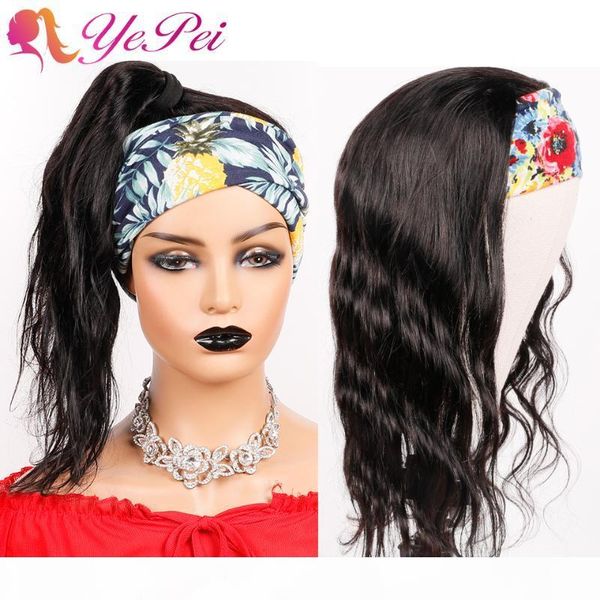 body wave headband wigs human hair wigs for women full machine made natural hairline scarf wig brazilian remy hair, Black;brown
body wave headband wigs human hair wigs for women full machine made natural hairline scarf wig brazilian remy hair, Black;brown
