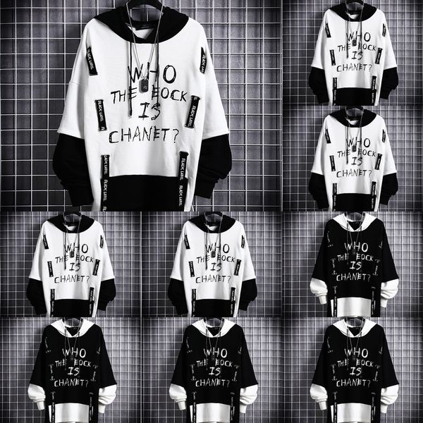 fall 2019 new style for men's korean fashion loose hooded clothes fashion brand hip hop casual hoodie sweatersweater sweater men's, Black
fall 2019 new style for men's korean fashion loose hooded clothes fashion brand hip hop casual hoodie sweatersweater sweater men's, Black