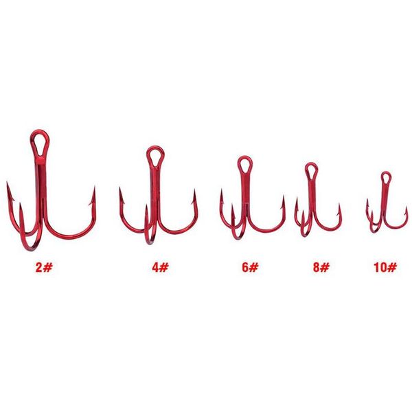 red painted freshwater fishhooks high carbon stainless steel fishing hooks 2#/4#/6#/8#/10# round bent barbed treble hook
red painted freshwater fishhooks high carbon stainless steel fishing hooks 2#/4#/6#/8#/10# round bent barbed treble hook
