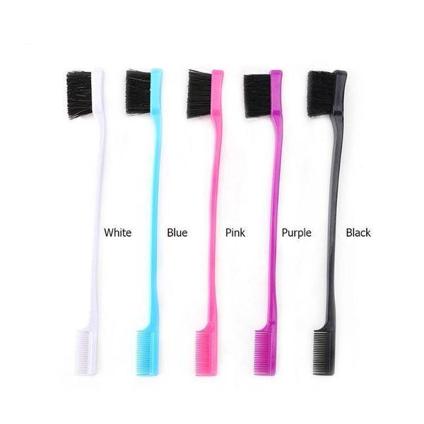 1pc double side hair edge brushes hair comb salon beauty hairdressing tools men women hair edge comb jllcqa, Silver 
1pc double side hair edge brushes hair comb salon beauty hairdressing tools men women hair edge comb jllcqa, Silver