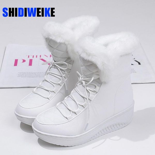 boots ladies wedges snow women cross tied zip shoes woman casual winter warm fur ankle big size 35-44 ac318, Black
boots ladies wedges snow women cross tied zip shoes woman casual winter warm fur ankle big size 35-44 ac318, Black