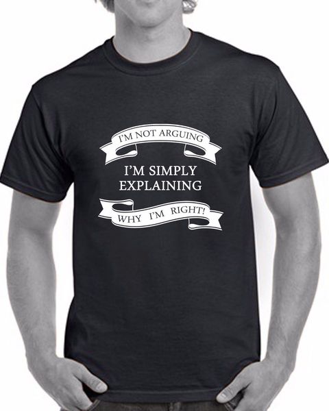 brand new fashion summer brand summer hip hop im not arguing funniest humour short sleeve sport sweatshirt hoodie t shirt 
brand new fashion summer brand summer hip hop im not arguing funniest humour short sleeve sport sweatshirt hoodie t shirt