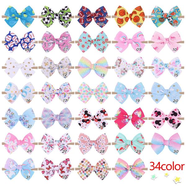 34 color baby accessories infant baby girl cute bow headband newborn flower headwear headdress nylon elastic hair band gifts props, Slivery;white
34 color baby accessories infant baby girl cute bow headband newborn flower headwear headdress nylon elastic hair band gifts props, Slivery;white