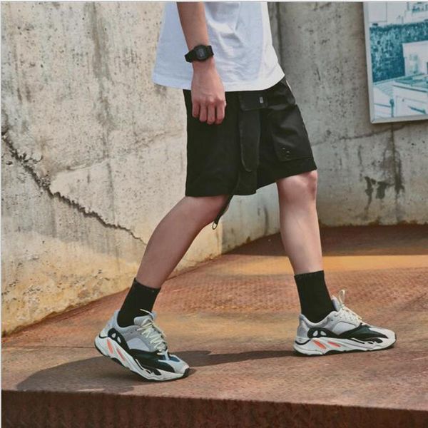 men's shorts 2021 multi-pocket men cargo casual loose short pants solid summer knee length plus size ribbon, White;black
men's shorts 2021 multi-pocket men cargo casual loose short pants solid summer knee length plus size ribbon, White;black