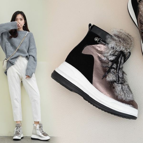 2021 women's plus size + cow suede lining russian warm wool internal winter increase snow boots 3c1k, Black
2021 women's plus size + cow suede lining russian warm wool internal winter increase snow boots 3c1k, Black