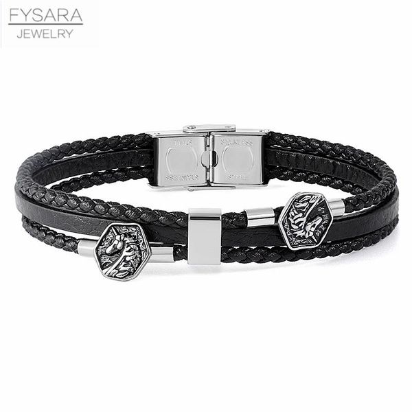 fysara ручной многослойная лошадь rudder charm кожаные браслеты мужчины женщины homme урожай нержавеющей стали магнит браслеты ювелирные изд, Golden;silver
fysara ручной многослойная лошадь rudder charm кожаные браслеты мужчины женщины homme урожай нержавеющей стали магнит браслеты ювелирные изд, Golden;silver
